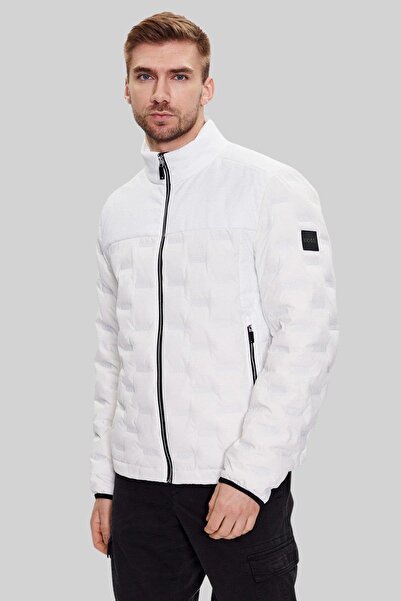 HUGO Boss Erkek Mont Beyaz