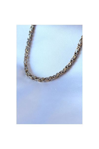 Skygo 316L Steel Mix Color King Chain Model Men's Necklace - TJ-ERK1321