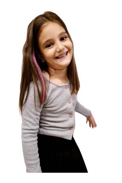 SeaBubbles Girl's Crop Cardigan