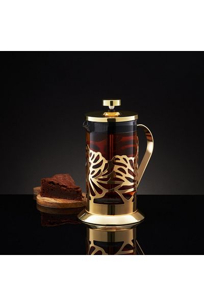 Ambition Filtru infuzor ceai sau cafea 600ml, model frunze, Royal