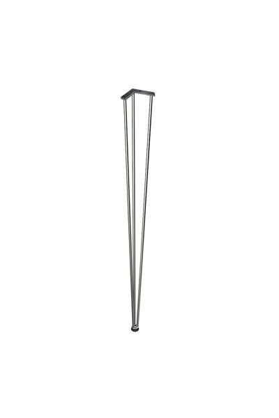 Metallica Concept Masa Ayağı Krom Tel 4 Lü Kütük Masa Ayağı 72 Cm