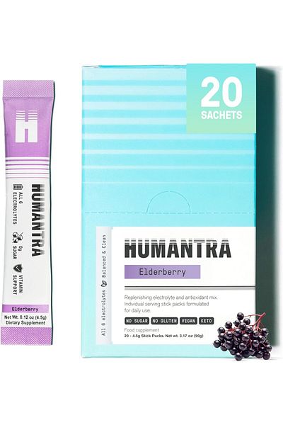 Humantra Humantra Electrolyte Elderberry 90g , 20 SACHETS