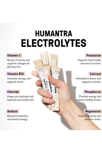 Humantra Electrolyte Lychee flavour 80g , 20 Sachets