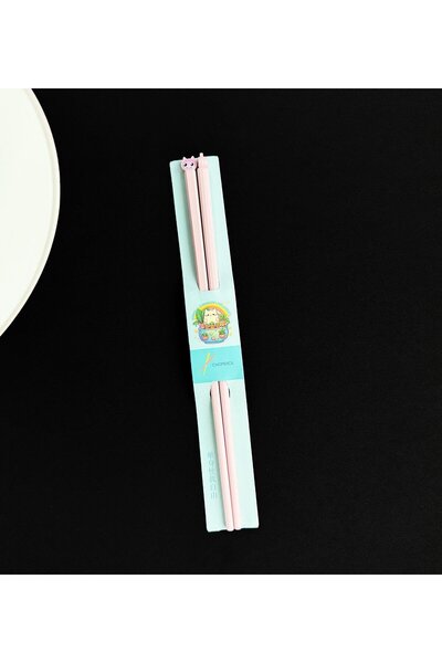 Gift Moda Kedi Figürlü Metal Chopstick