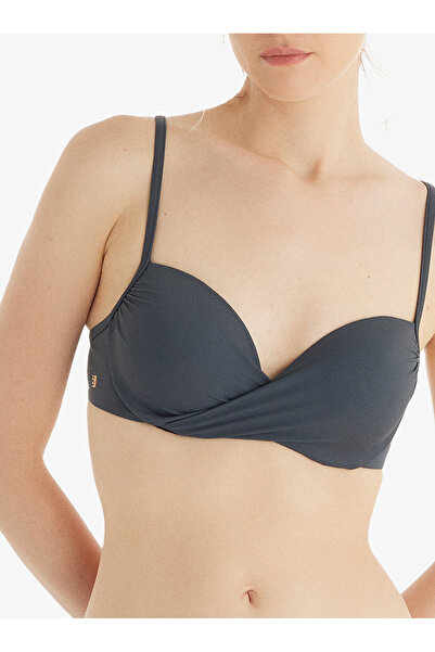 Blackspade Women's Push-Up Bikini Top 10727 - Anthracite