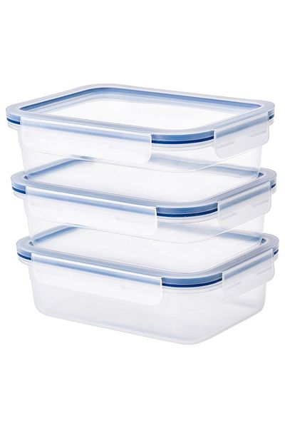 IKEA 365+ Food container with lid, rectangular/plastic, 1.0 l