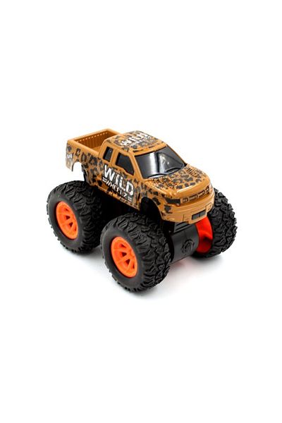 BM GİFT DESİGN Masinuta Wild Wheelz - Safari 4 modele, Alb