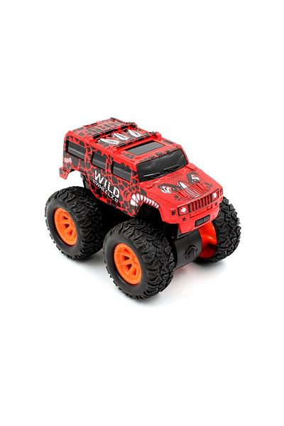BM GİFT DESİGN Masinuta Wild Wheelz - Dino 4 modele, Galben