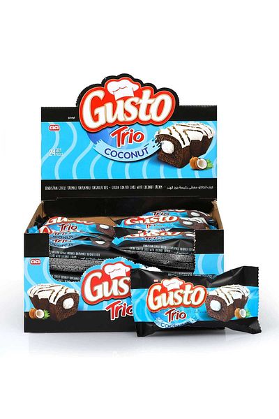 cici Trio with Coconut Flavor and Cocoa 40 Gr. 24 Pieces (1 Box)