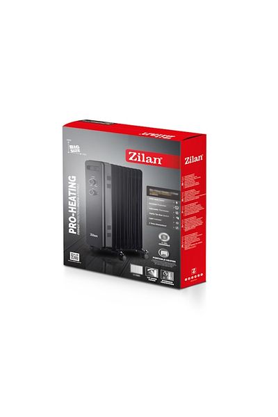 Zilan Zilan ZLN8450 electric heater Black, power 2500W, 11 elements, fall protection