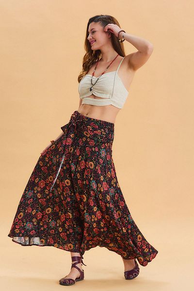Los banditos Casual Asymmetrical Skirt