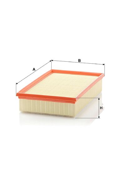 Mann Fılter Air Filter Volkswagen Transporter T6 2.0 Tdi 04.2015 - ... 1968 Cm3 102 Hp