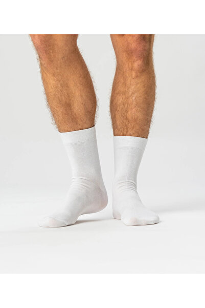 Vien&Karl Чоловічі білі бамбукові шкарпетки, 6 пар, преміум-коробка