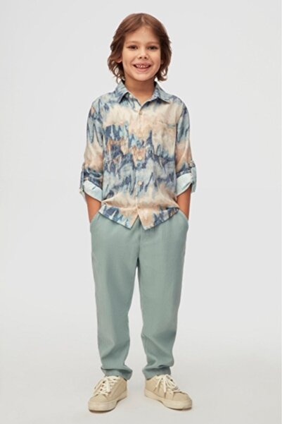 NK 68519 Sa džepovima PANTALONE 4/8 MINT