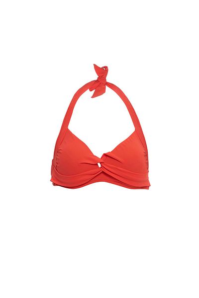 AQUAVİVA Aquaviva Women's Red Violet Halter Neck Bikini Set