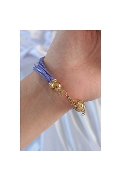 Skygo Lilac Color Zircon Stone String Multiple Bracelet - Tj-Bb6356