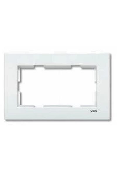VİKO Viko Karre White Recessed Double Socket Frame