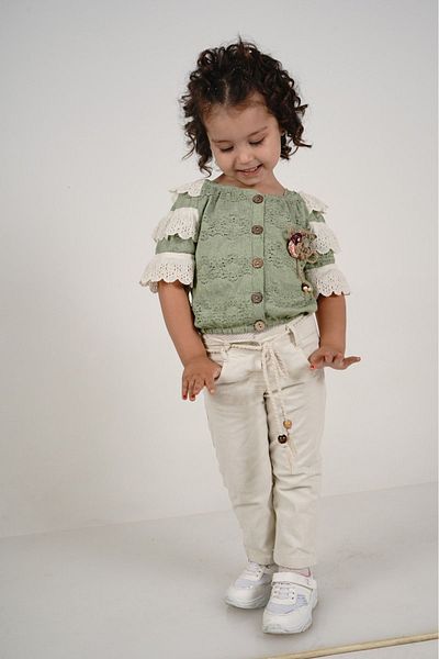 ÖRZİKİDS PANTALONI DE IN CU BUTONE