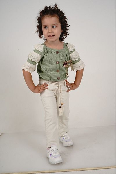 ÖRZİKİDS PANTALONI DE IN CU BUTONE