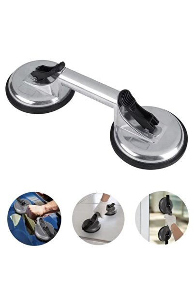 DepoMega 2’li Alüminyum Vantuz Cam Seramik Fayans Taşıma 100 KG Kapasite