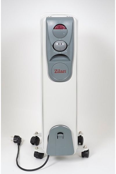 Zilan Calorifer electric ZILAN ZLN2104, 7 elementi, Putere 1500 W, 3 trepte de putere, Termostat reglabil