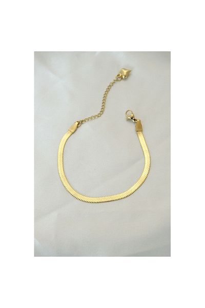 Skygo 316L Steel Gold Color Italian Chain Bracelet - TJ-BB4103