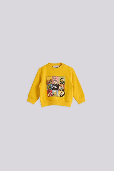 Iceberg BG Store Erkek Bebek Sarı Sweatshirt