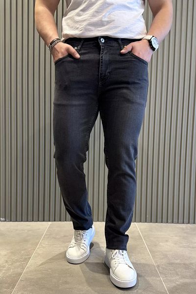 MİSHAR İTALİA Smoked Ανδρικό Τζιν Τζιν Παντελόνι Lycra Plus Size
