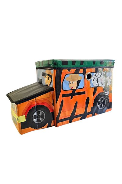 BM GİFT DESİGN Storage box, for children's room, safari model, 55x26x31 cm, 40 l