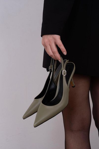 sovrana Green High Heels
