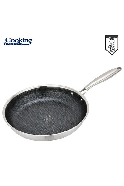 Cooking by Heinner STAINLESS STEEL PAN IN 3 LAYERS 28X5.5 CM, TITANIUM3