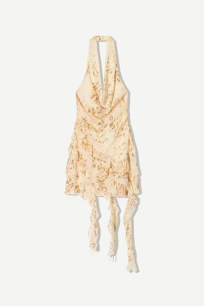 Bershka Printed mini dress