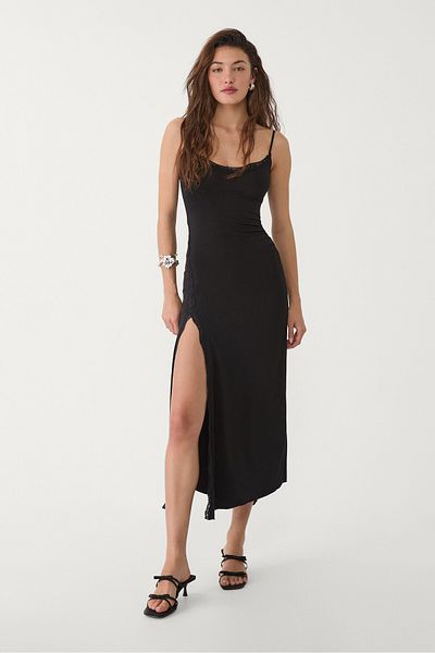 Stradivarius Long lace dress