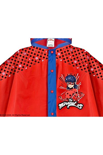 Perletti Raincoat for girls, Perletti, 3-6 years, 98-116 cm, Ladybug – Miraculous collection