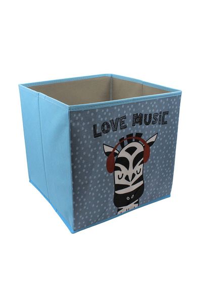 BM GİFT DESİGN Zebra animal storage box 30x30 cm