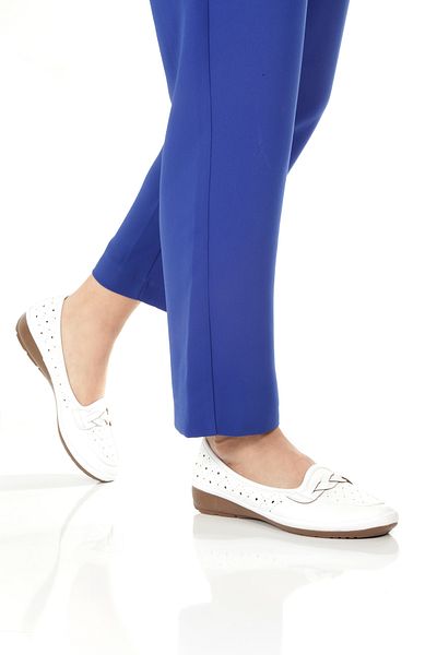 akay ayakkabı Laser, Saddle, Knitted Detailed Wedge Heel Comfort Casual Daily Walking Women's Shoes