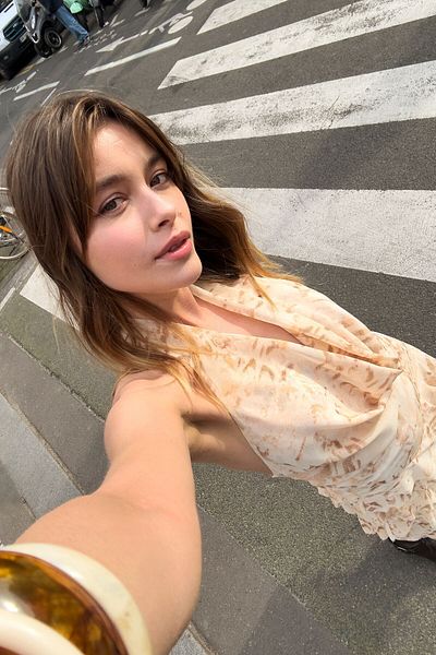 Bershka Printed mini dress
