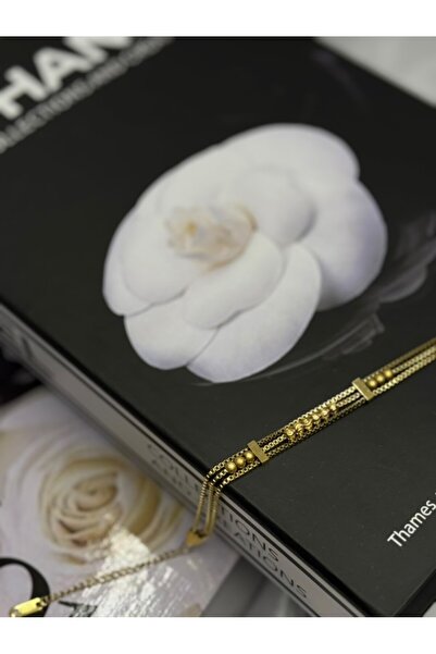 LOVELYSTORE سوار من الفولاذ بتفاصيل خرز عين الشر