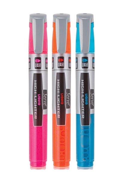 Serve Set of 3 Liquid Highlighters