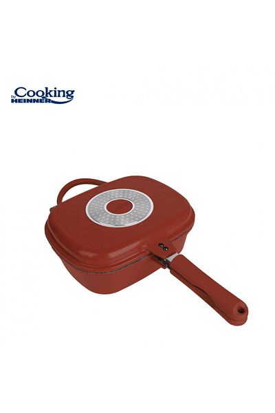 Heinner ALUMINUM DOUBLE PAN 30x12.5CM, CALABRIA, COOKING BY