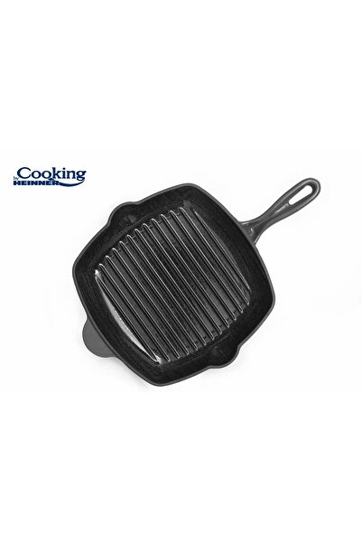 Cooking by Heinner ENAMELED GRILL 26.5 X 4.5 CM, MARBLE GREY
