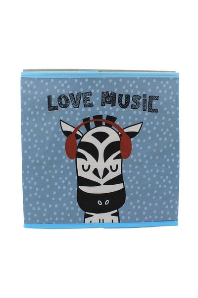 BM GİFT DESİGN Zebra animal storage box 30x30 cm