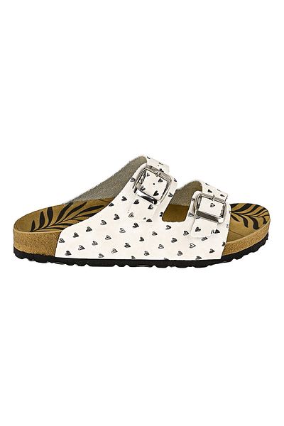 NOOSY Papuci de damă cu design Little Hearts imprimați