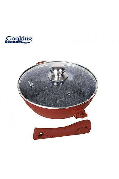 Heinner ALUMINUM DEEP PAN+LID 26x7 CM, CALABRIA, COOKING BY