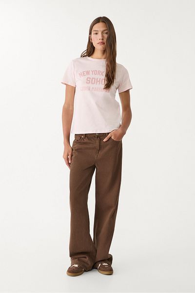 Stradivarius Shiny short sleeve T-shirt