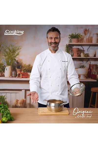 Cooking by Heinner STAINLESS STEEL POT 20 x 11 CM, 3.3 L, NICOLAI TAND