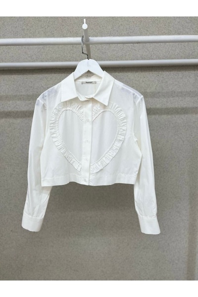 FK PYNAPPEL FIRFIRLI KALP DETAYLI GÖMLEK EKRU