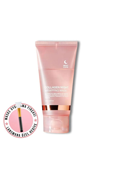 Peluş Dünyam Soyulabilir Kolajen Gece Bakım Maskesi 75 ml - Cilt Sıkılaştırıc...