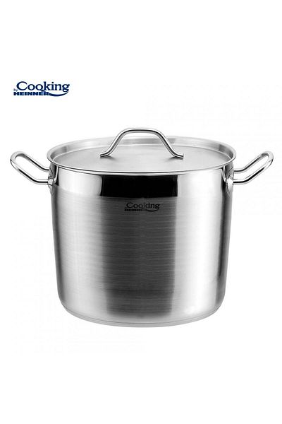 Cooking by Heinner STAINLESS STEEL POT + LID 20 x 16 CM, 5 L, MAESTRO