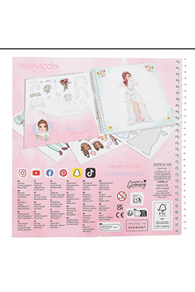 Top Model Wedding Sticker Book - Bride Groom